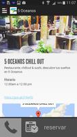 5 océanos | Chillout & Sushi Poster