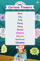 Learn To Draw Cartoon Flowers Affiche