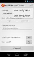 MABL ACRA Backend Tester screenshot 1
