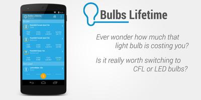 پوستر Light Bulbs Lifetime