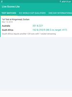 Live Cricket Scores - Lite স্ক্রিনশট 1