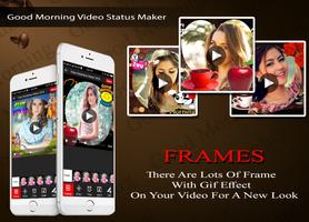 GoodMorning Video Status Maker 2018 Affiche