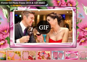 Flower Gif Photo Frame 2018 & GIF Maker capture d'écran 2