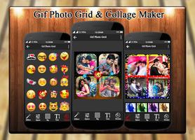 Gif Photo Grid And Gif Photo Collage Maker 2018 capture d'écran 1