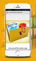 Universal File Locker App ポスター