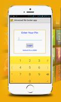 برنامه‌نما Universal File Locker App عکس از صفحه