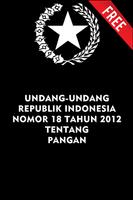 UU PANGAN NO. 18 TAHUN 2012 Affiche