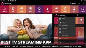 App Mobdro Guide captura de pantalla 1