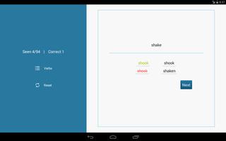 Irregular English Verbs screenshot 2