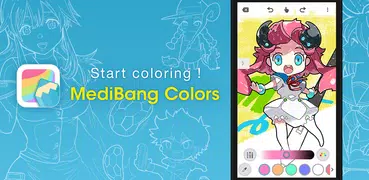 MediBang Colors coloring book