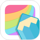 メディバン ぬりえ - 無料で遊べる塗り絵アプリ アイコン