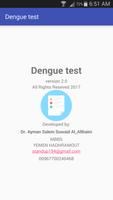 Dengue fever test постер