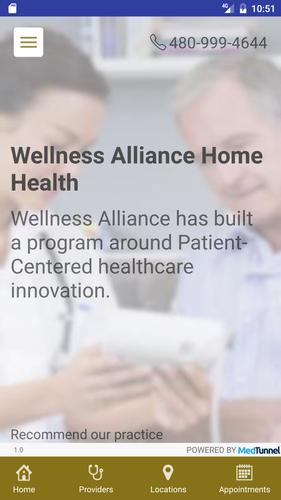 Wellness Alliance Home Health для Андроид - скачать APK