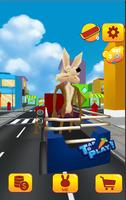subway looney toons temple : coyote dash Affiche