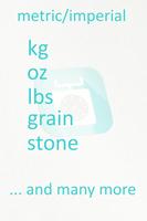پوستر Weight Conversion (kg, lb, oz)