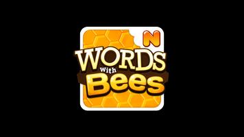 Poster Words with Bees HD FREE