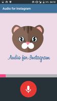 Audio For Instagram Affiche