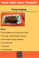 Resep Aneka Sayur Terpopuler captura de pantalla 1