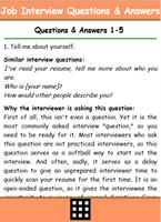 Best Job Interview Q & A capture d'écran 2