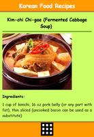 Korean Food Recipes Affiche