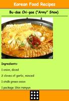 Korean Food Recipes capture d'écran 2