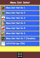 Menu Diet Sehat الملصق