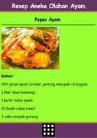 Resep Aneka Olahan Ayam स्क्रीनशॉट 2