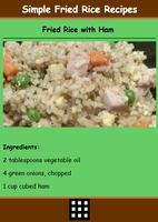 Simple Fried Rice Recipes capture d'écran 1