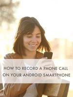 How to record phone call guide Affiche