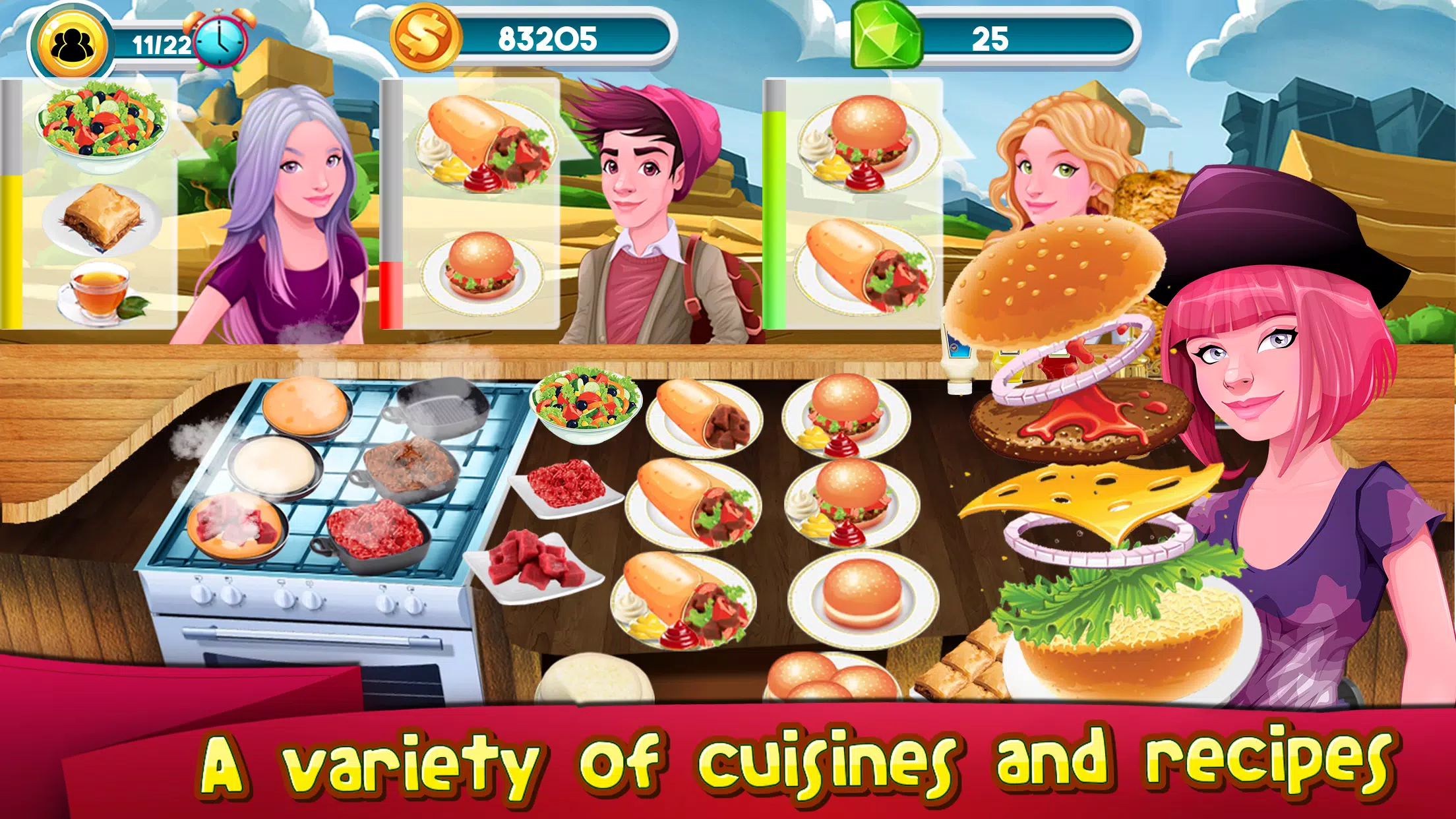 Culinária Raça Chefe de Cozinha Diversão Restaurante Culinária Jogos::Appstore  for Android