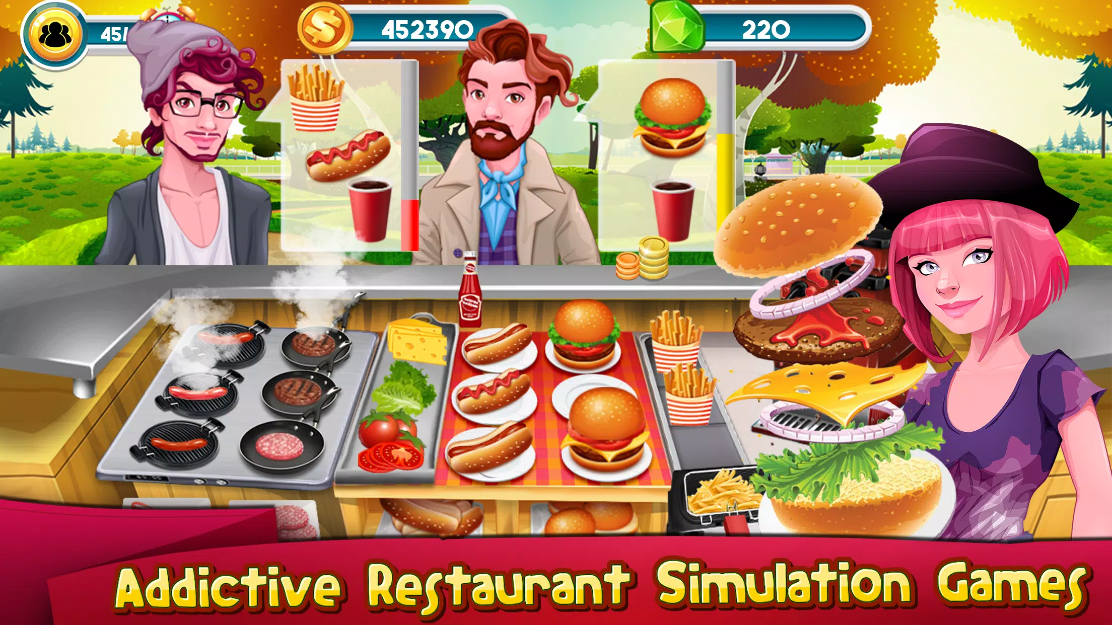 Jogos de Culinária Story Chef Business Restaurant - Download do