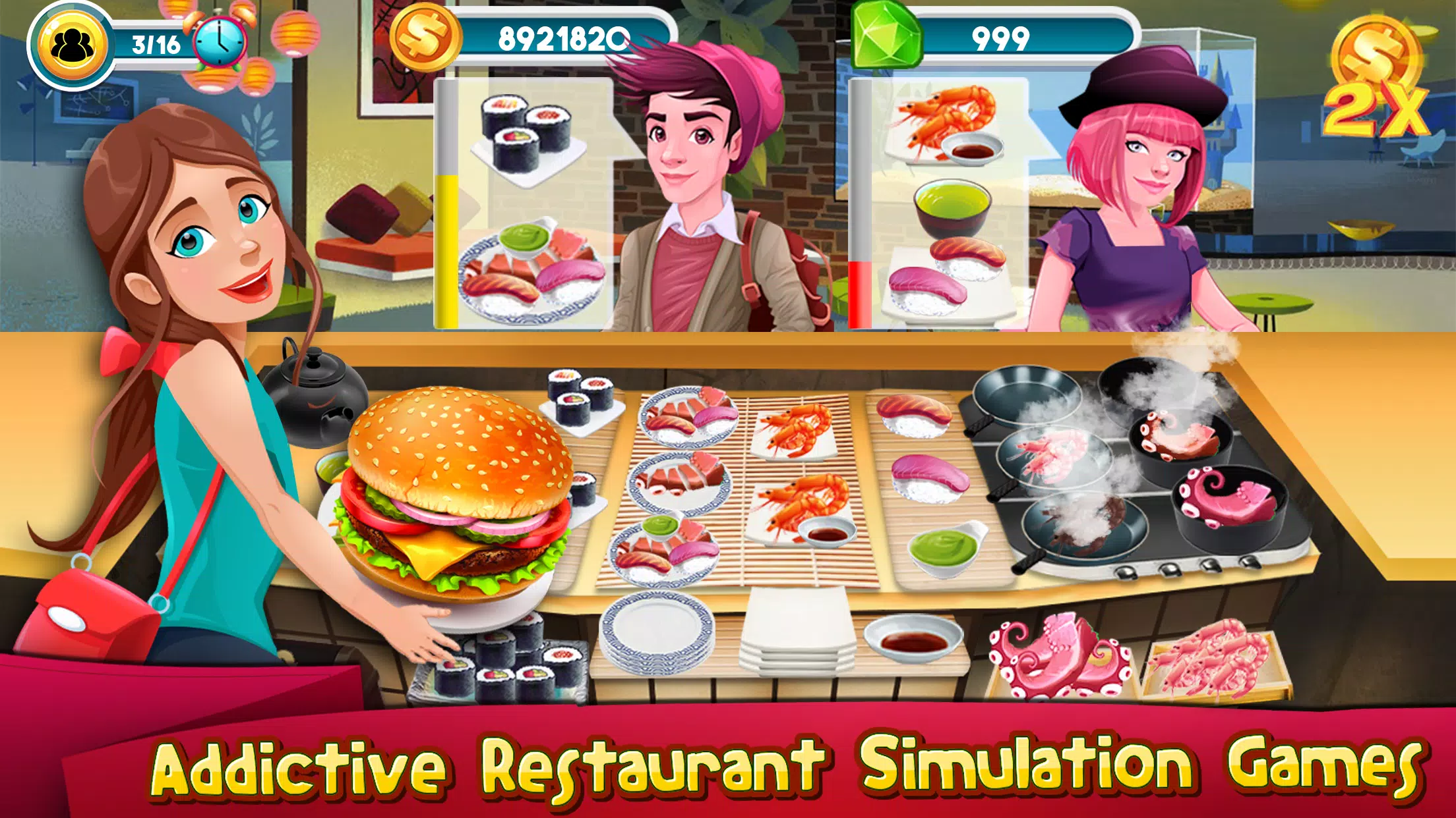 Jogos de Culinária Story Chef Business Restaurant - Download do