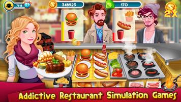 Cooking Games Story Chef Business Restaurant Food โปสเตอร์