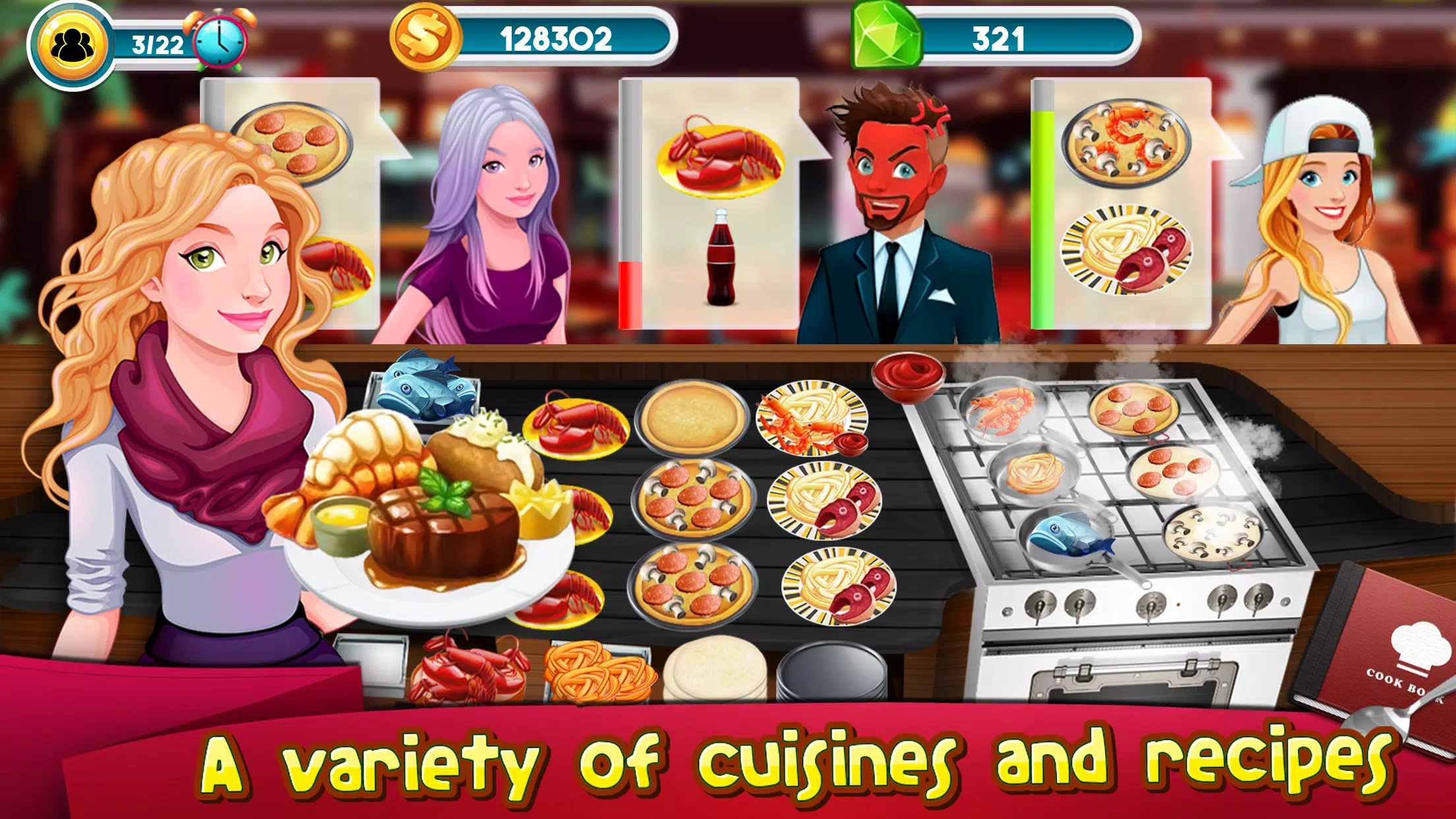 Jogos de Culinária Story Chef Business Restaurant - Download do