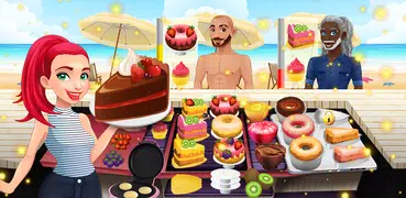 Dolce cucinando creatore di torte deliziosi giochi