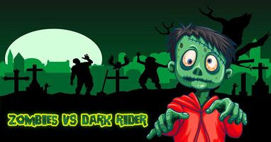 Zombies vs Dark Rider Affiche