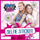 Selfie Sticker Zeichen