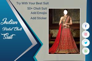 Indian Bridal Choli Suit poster