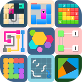 Bloc d'hexa Puzzledom -  puzzles tout en un icône
