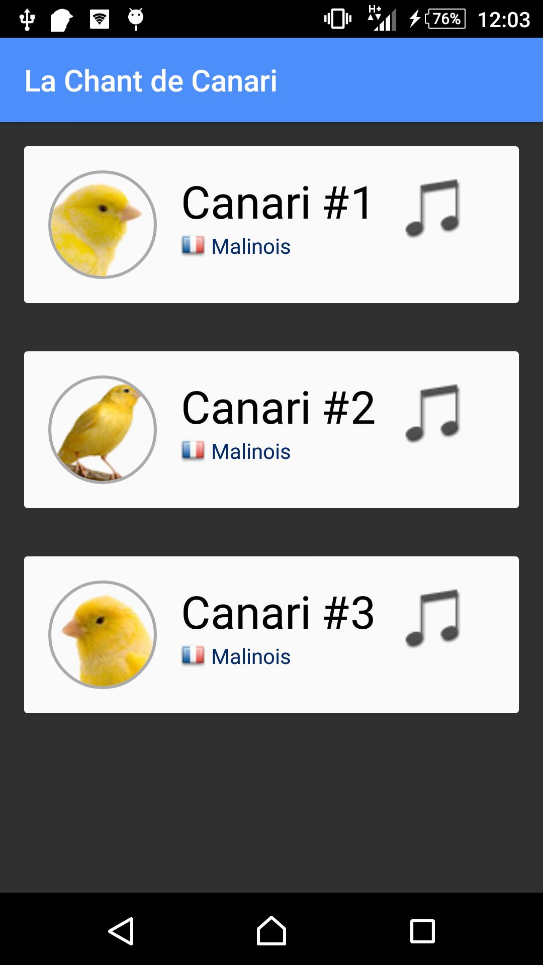 Android canary Android canary