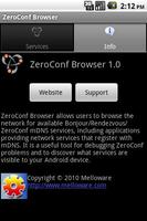 ZeroConf Browser capture d'écran 1