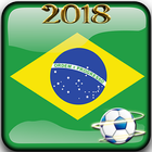 Brazil In The World Cup Russia 2018 Group And Team icon