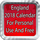 England 2018 Calendar For Free Personal Use APK