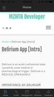 Delirium Clinical Care App capture d'écran 1