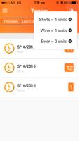 Alcohol Units Tracker screenshot 1