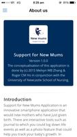 Support for New Mums App capture d'écran 1