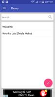 Notes - simple memo imagem de tela 1