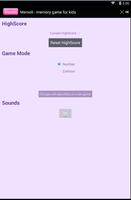 MEMOLI - memory game for kids screenshot 1