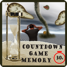 Brain memory countdown icon