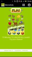 « Memokids » - Memory game โปสเตอร์